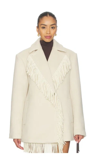 Lovers & Friends Whitney Coat In White