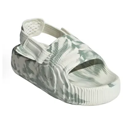 Adidas Originals (wmns) Adidas Adilette 22 Xlg Slide 'off White Silver Green'