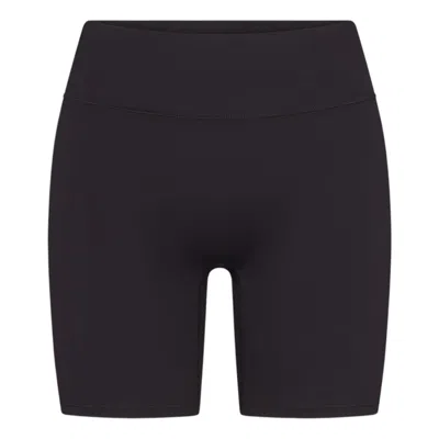 Nike (wmns)  X Skims Matte High-waisted 5"" Biker Shorts 'obsidian' In Black