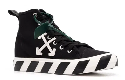 Off-white Vulcanized High-top Sneakers In Black