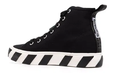 Off-white Vulcanized High-top Sneakers In Black
