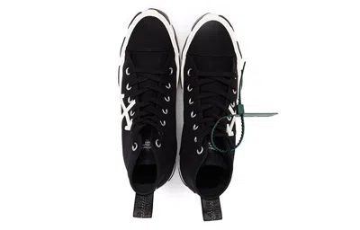 Off-white Vulcanized High-top Sneakers In Black