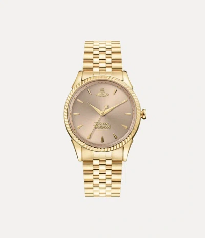 Vivienne Westwood Seymour Watch Stainless Steel Women In Gold