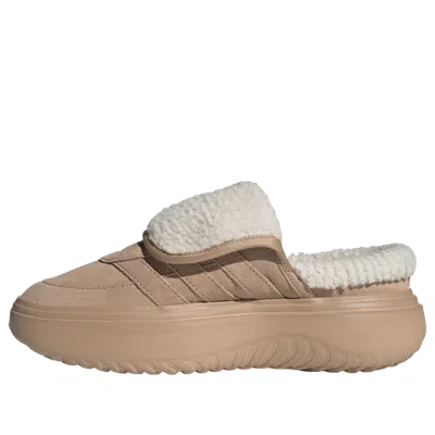 Adidas Originals (wmns) Adidas Grand Court Mule 'warm Sandstone Wonder White' In Brown