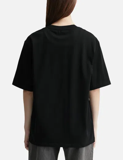 Ami Alexandre Mattiussi Cotton Ami De Coeur T-shirt In Black