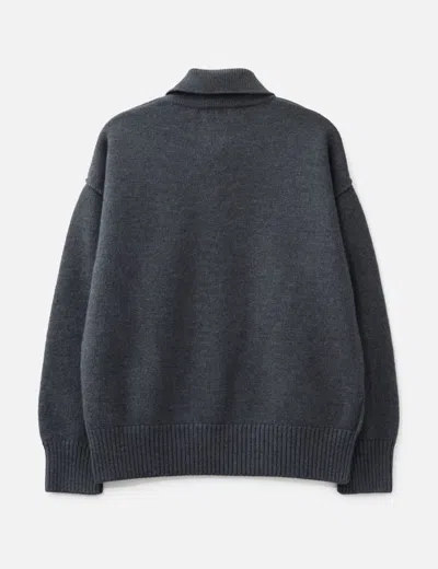 Ami Alexandre Mattiussi Ami De Coeur Polo In Gray