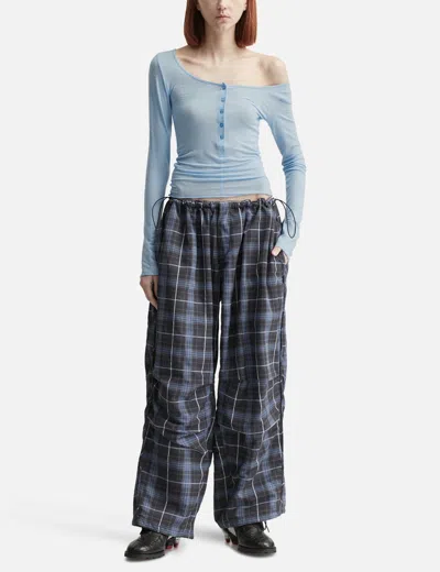 Glowny Fade Button Long Sleeve In Blue