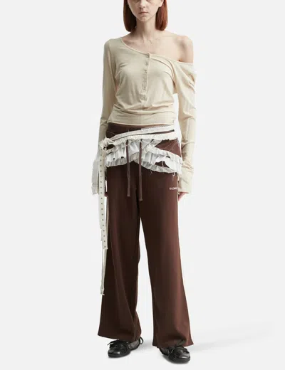 Glowny Fade Button Long Sleeve In Neutral