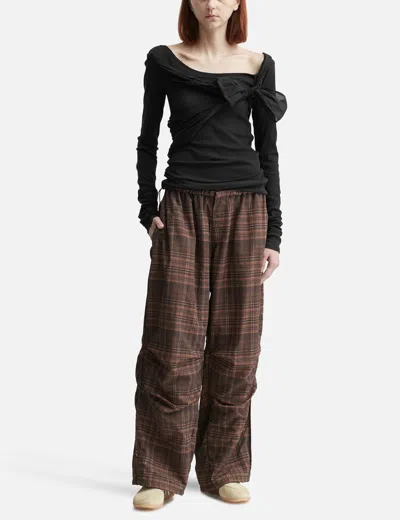 Glowny Loren Bow Long Sleeve In Black