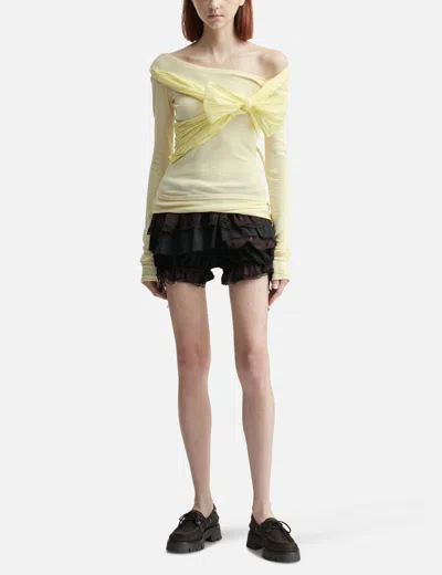 Glowny Loren Bow Long Sleeve