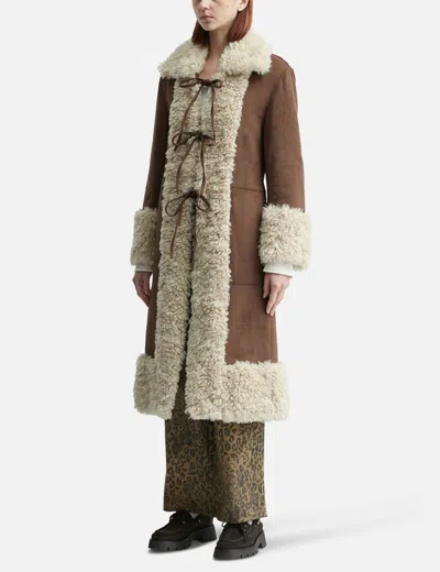 Glowny Olsen Fur Coat In Multi