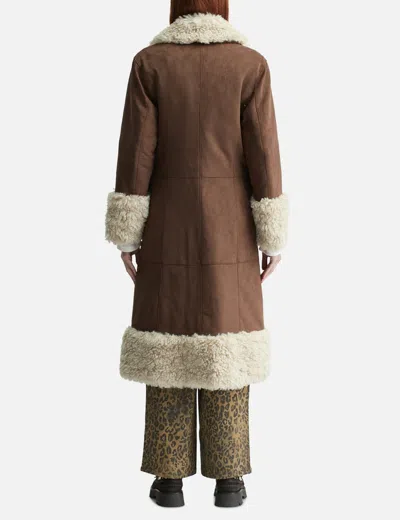 Glowny Olsen Fur Coat In Multi