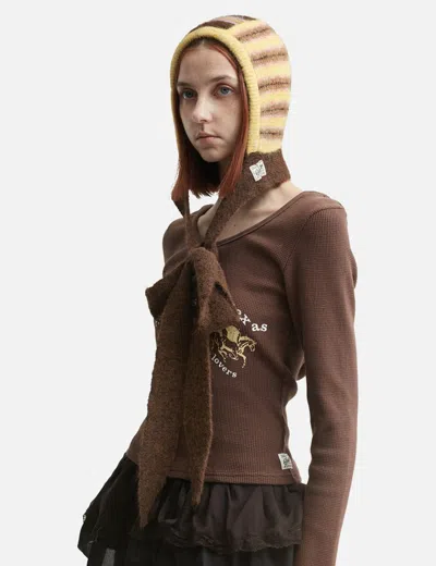 Glowny Sundae Stripe Knit Balaclava