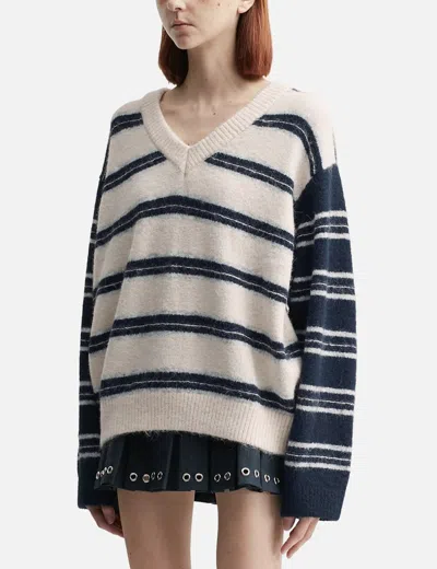 Glowny Sundae Stripe Knit Pullover In Multi