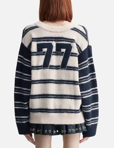 Glowny Sundae Stripe Knit Pullover In Multi