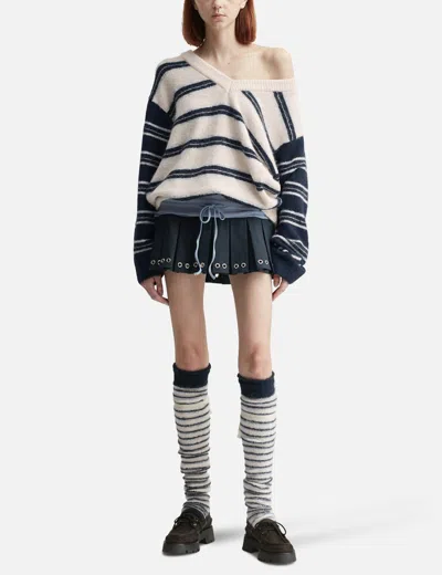 Glowny Sundae Stripe Knit Pullover In Multi