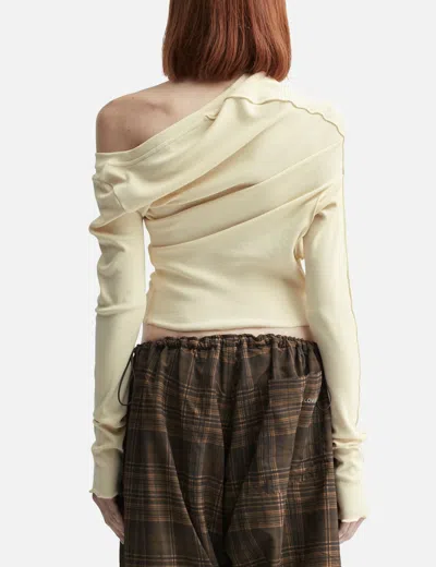 Glowny Tilt Button Long Sleeve In Yellow