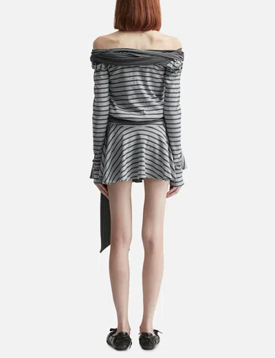 Glowny Dune Twotone Dress In Gray