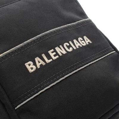 Pre-owned Balenciaga Black Nylon Messenger Bag Shoulder Bag ()