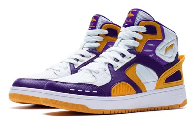 Li-ning Basketball Culture 'purple Yellow' In Multi
