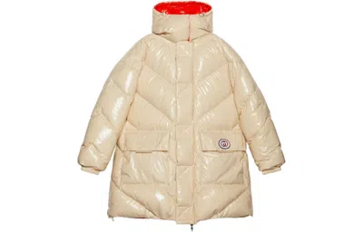 Gucci (wmns)  Reversible Down Padded Nylon Jacket 'red'