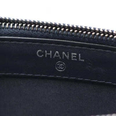 Pre-owned Chanel Gabriel Navy Denim Leather Shoulder Bag () In Blue