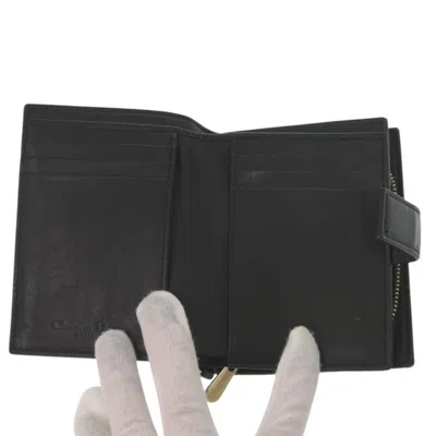 Pre-owned Dior Christian  Black Patent Leather Wallet (bi-fold) ()