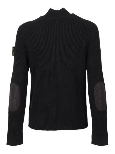 Premiata Ribbed Zip Up Nylon In Black