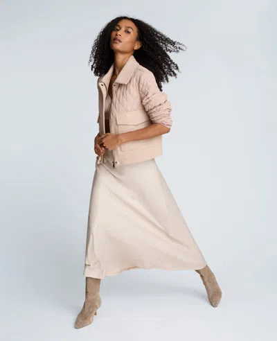 Kenneth Cole Quilted Patch Pocket Jacket In Multi