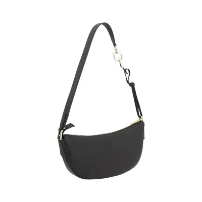 Ferragamo Hobo Shoulder Bag In Black
