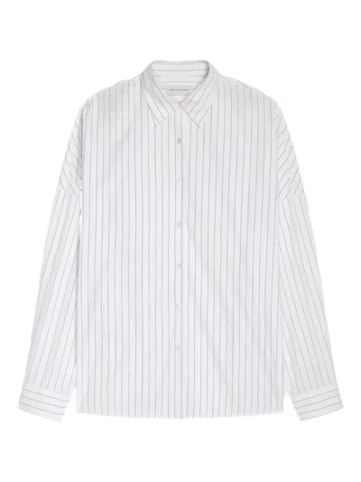 Dries Van Noten Pinstripe Shirt In White