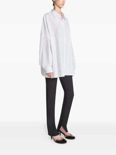 Dries Van Noten Pinstripe Shirt In White