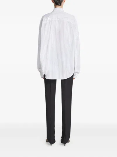 Dries Van Noten Pinstripe Shirt In White