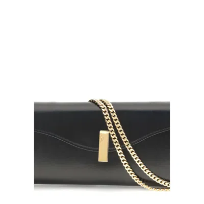 Giuseppe Zanotti Women Flutie Clutch Bag In Black