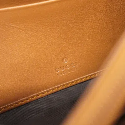 Pre-owned Gucci Brown Suede Long Wallet (bi-fold) ()