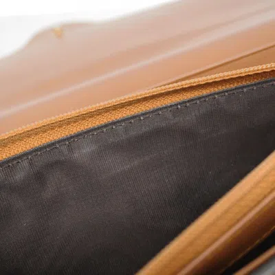 Pre-owned Gucci Brown Suede Long Wallet (bi-fold) ()
