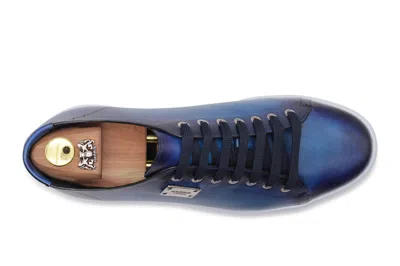 Harris Shoes 1913 Sneakers Liscia Dipinta A Mano In Multi