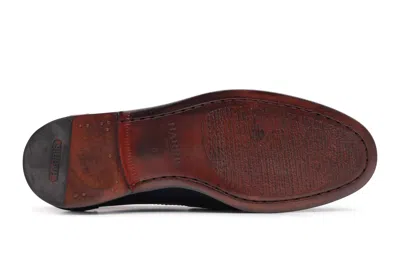 Harris Shoes 1913 Mocassino Stampato Dipinto A Mano In Blue