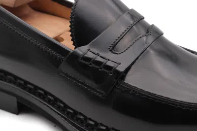 Harris Shoes 1913 Mocassino In Pelle Spazzolata In Black