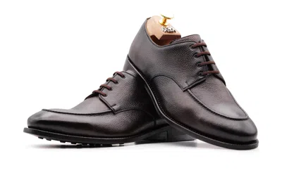 Harris Shoes 1913 Derby Classico In Pelle Morbida In Brown