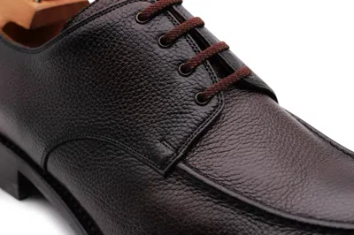 Harris Shoes 1913 Derby Classico In Pelle Morbida In Brown