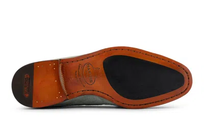 Harris Shoes 1913 Mocassino In Suede Con Pon Pon Salvia In Green