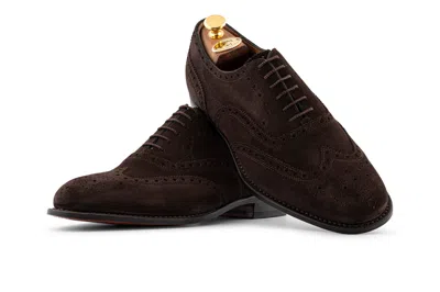 Harris Shoes 1913 Stringata In Camoscio In Brown