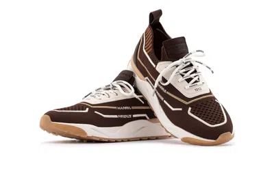 Harris Shoes 1913 Sneakers Slip On In Tessuto In Brown