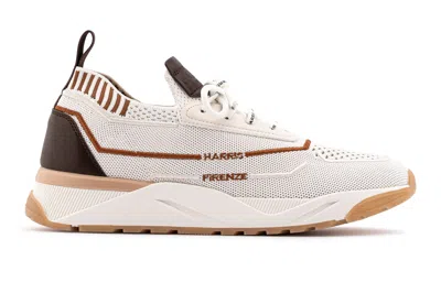 Harris Shoes 1913 Sneakers Slip On In Tessuto In White