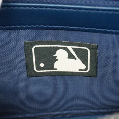 Pre-owned Gucci Navy Leather Long Wallet (bi-fold) () In Blue