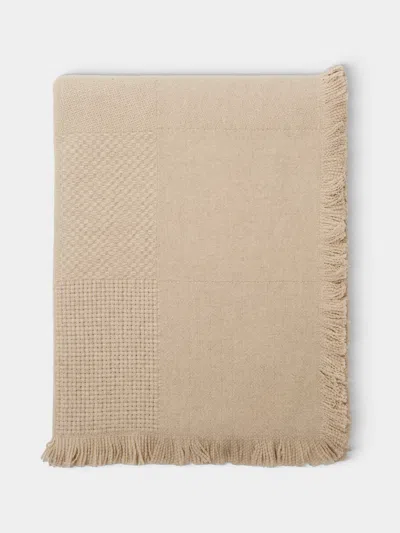 Alonpi Bella Cashmere Blanket (71in/1.8m) In Neutral