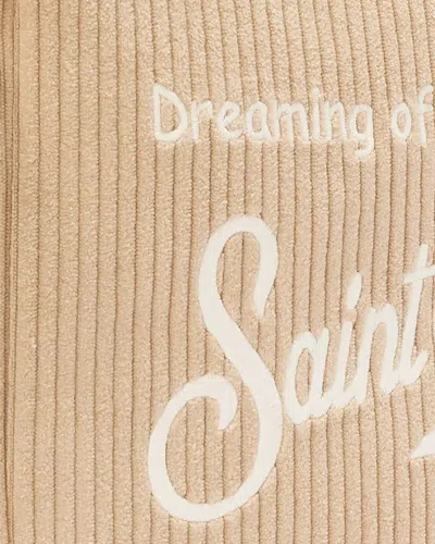 Mc2 Saint Barth Pochette Parisienne Corduroy Beige