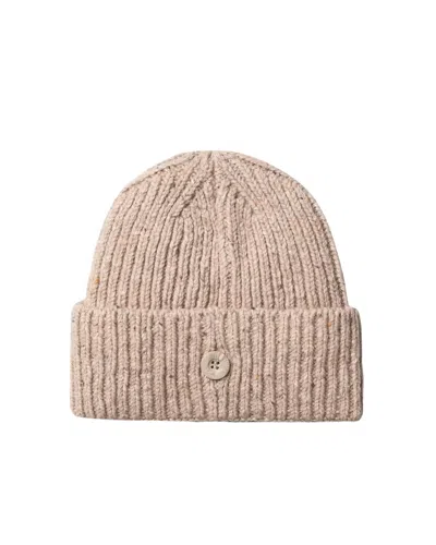 Carhartt Cappello Anglistic Beanie Speckled Fleur De Sel In Brown