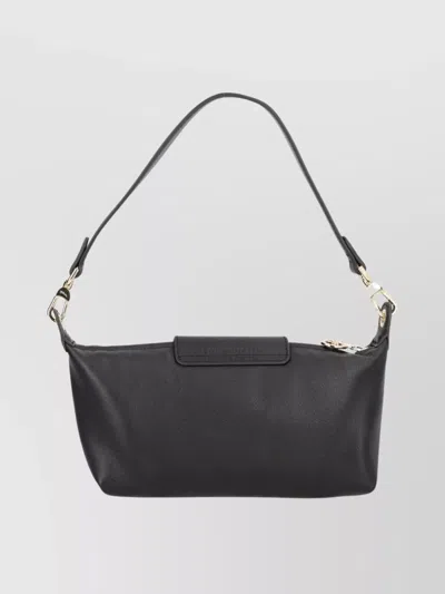 Longchamp Chic Shoulder Bag Adjustable Strap In Black